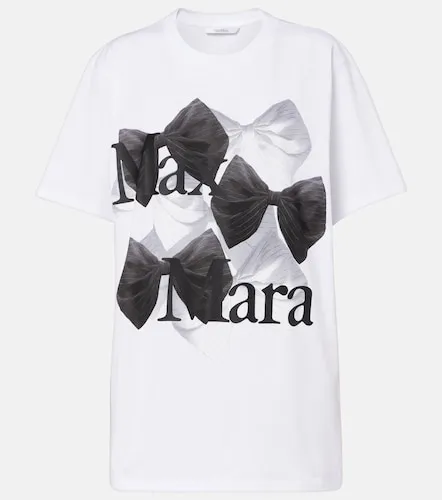 Sequoia logo printed cotton jersey T-shirt - Max Mara - Modalova