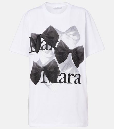 T-shirt in jersey di cotone con logo Sequoia - Max Mara - Modalova