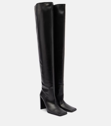 Alaia Leather over-the-knee boots - Alaia - Modalova