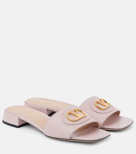 VLogo Signature leather mules - Valentino Garavani - Modalova