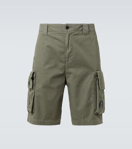 Cotton gabardine cargo shorts - C.P. Company - Modalova