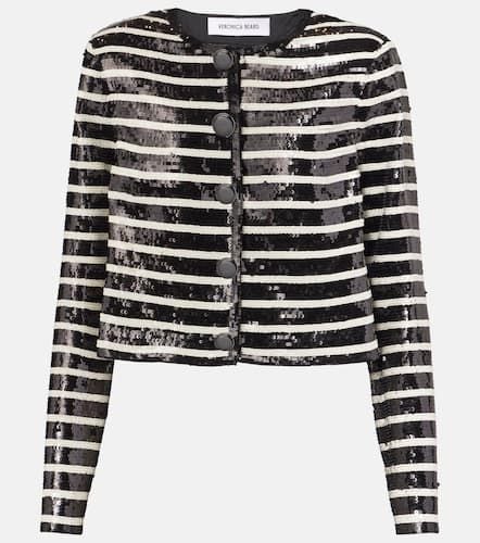 Mickey sequined striped jacket - Veronica Beard - Modalova