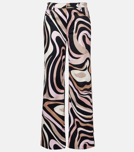 Pantaloni regular Marmo in misto cotone - Pucci - Modalova