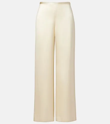 Lanuit silk satin straight pants - The Row - Modalova