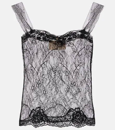Top de encaje semitransparente - Valentino Garavani - Modalova