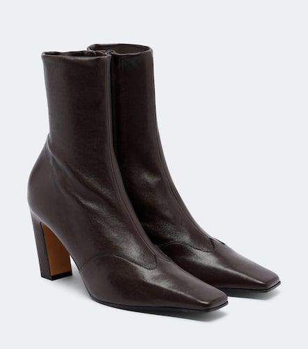 Khaite Nevada leather ankle boots - Khaite - Modalova