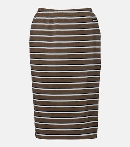 Sasseline striped cotton jersey pencil skirt - Rotate - Modalova