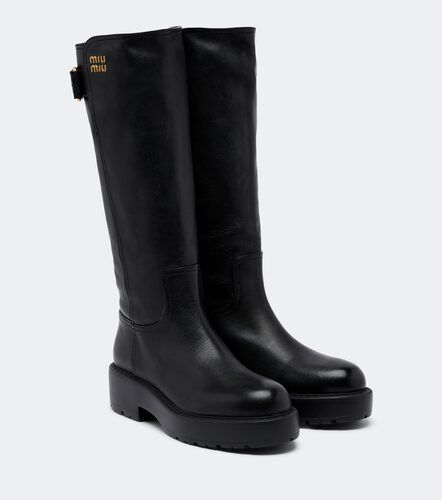 Miu Miu Botas altas de piel - Miu Miu - Modalova