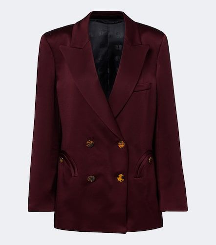 Everynight double-breasted satin blazer - Blaze Milano - Modalova