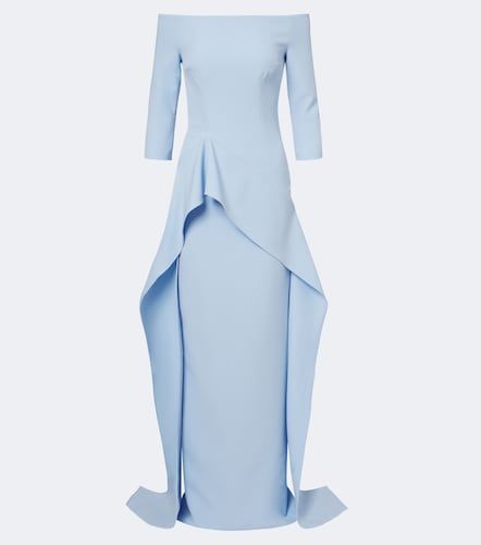 Vestido de fiesta Zetta de crepé drapeado - Safiyaa - Modalova