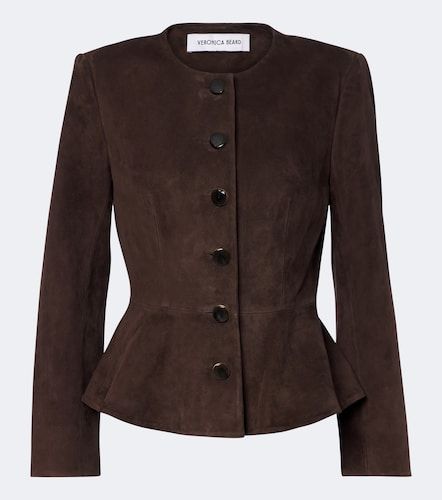 Giacca Quinn in suede - Veronica Beard - Modalova