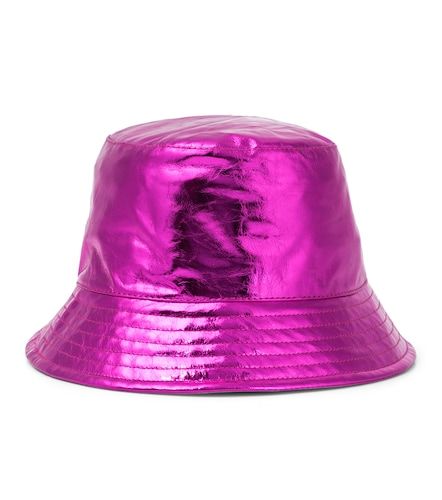 Cappello da pescatore in pelle metallizzata - Isabel Marant - Modalova