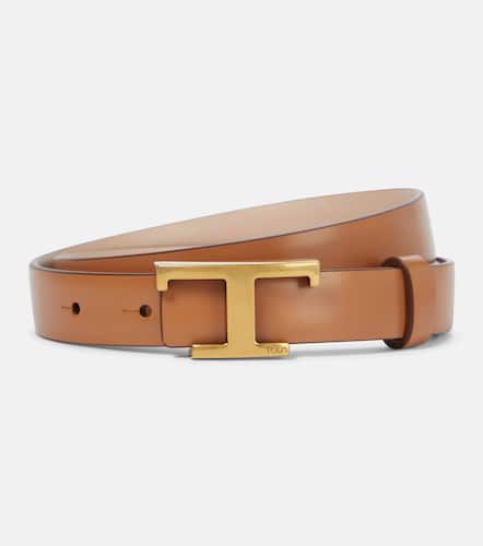 Cinturón de piel reversible con logo - Tod's - Modalova