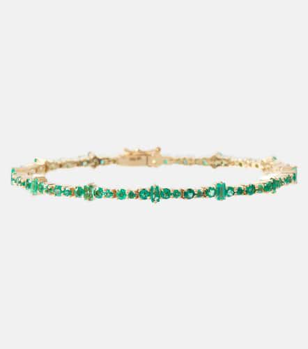 Rivulet 18kt bracelet with emeralds - Ileana Makri - Modalova