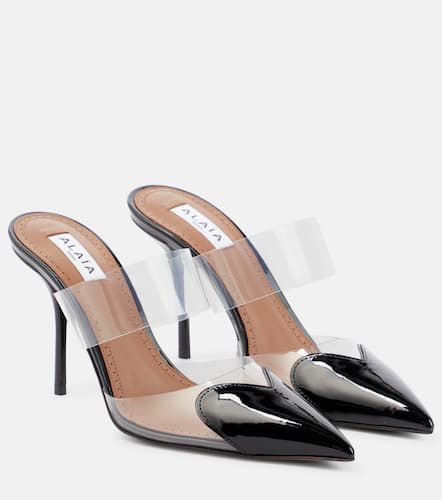 AlaÃ¯a CÅur patent leather and PU mules - Alaia - Modalova