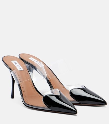 Alaïa Mules Le Cœur mit Lackleder - Alaia - Modalova