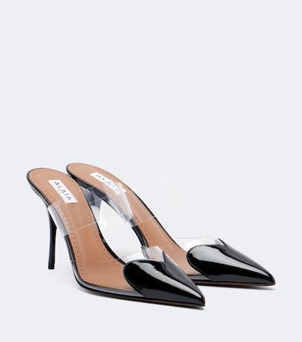 Alaïa Mules Le Cœur mit Lackleder - Alaia - Modalova