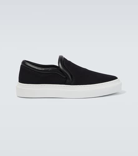 Leather-trimmed low-top sneakers - JW Anderson - Modalova