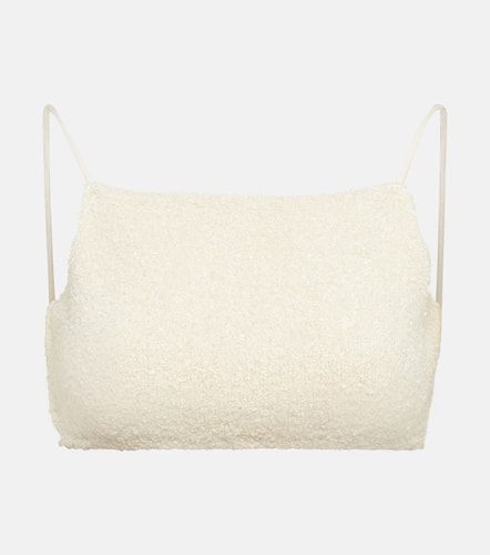 Loro Piana Silk bouclÃ© crop top - Loro Piana - Modalova