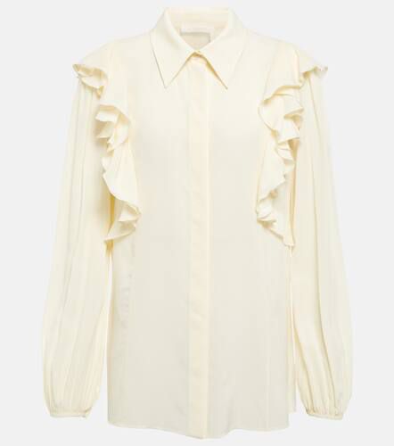 ChloÃ© Ruffle-trimmed silk blouse - Chloe - Modalova