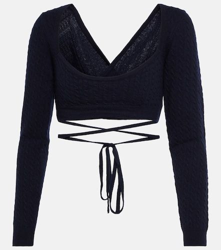 Pullover cropped in lana e cashmere - Patou - Modalova