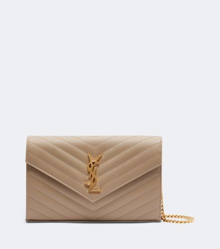 Cartera con cadena Cassandre de piel matelassé - Saint Laurent - Modalova