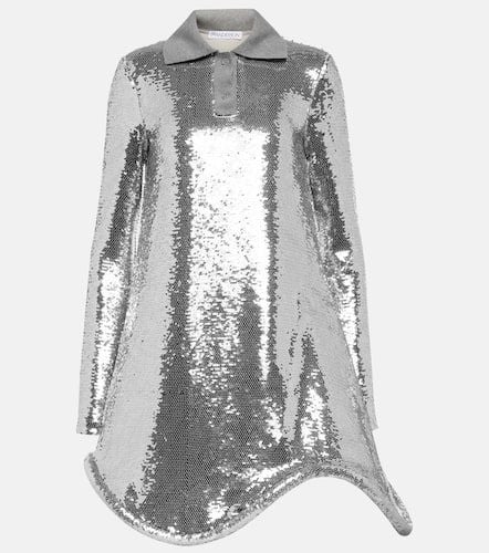 JW Anderson Sequined polo minidress - JW Anderson - Modalova