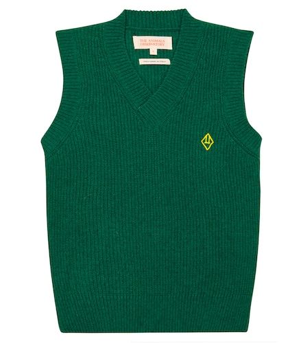 Bat wool-blend vest - The Animals Observatory - Modalova