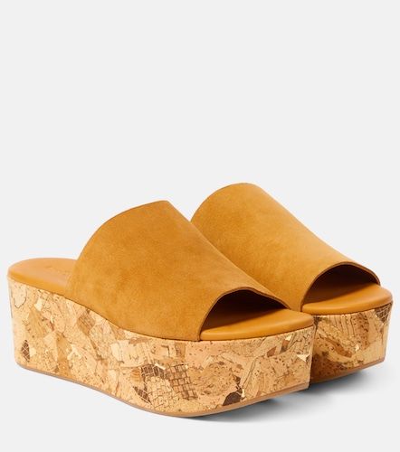 Liana 70 suede platform mules - See By Chloe - Modalova