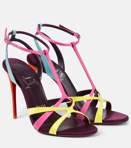 Sandali Tangueva 100 in raso - Christian Louboutin - Modalova