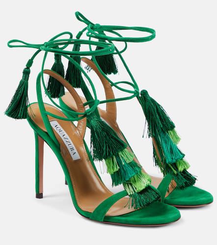 Capri Tassel 105 suede sandals - Aquazzura - Modalova