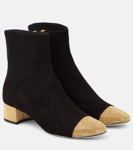 Embellished suede ankle boots - Rene Caovilla - Modalova