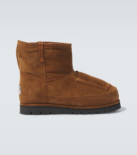 Shearling-lined suede ankle boots - Acne Studios - Modalova