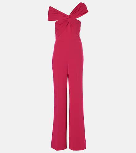 Gathered cady wide-leg jumpsuit - Roland Mouret - Modalova