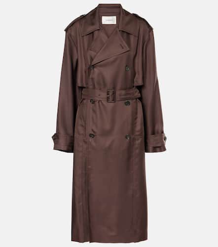 Saint Laurent Silk trench coat - Saint Laurent - Modalova