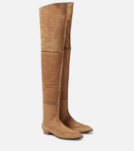 Awar suede over-the-knee boots - The Row - Modalova