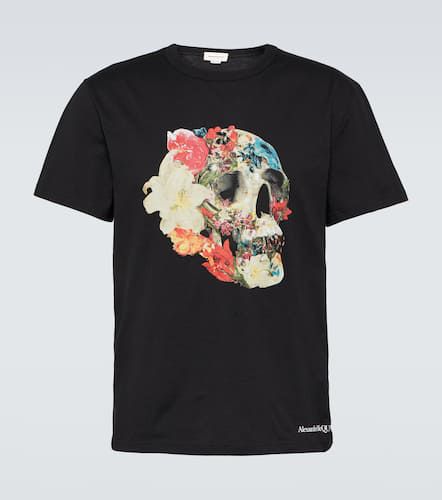 T-Shirt aus Baumwoll-Jersey - Alexander McQueen - Modalova