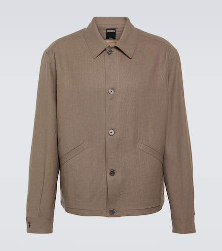 Zegna Linen overshirt - Zegna - Modalova