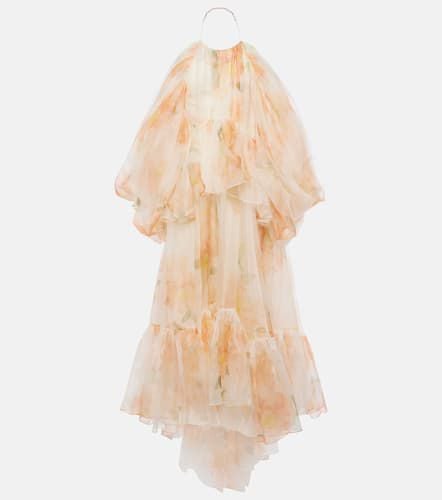 Natura floral silk organza midi dress - Zimmermann - Modalova