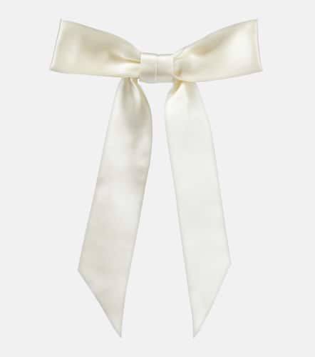 Virginia silk satin bow barrette - Jennifer Behr - Modalova