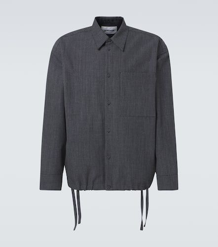 Checked virgin wool overshirt - Jil Sander - Modalova