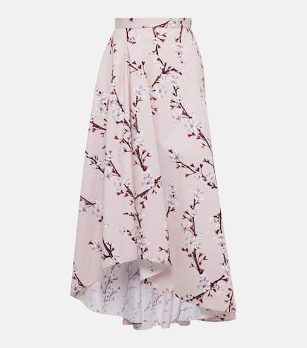 Floral cotton maxi skirt - Alexander McQueen - Modalova