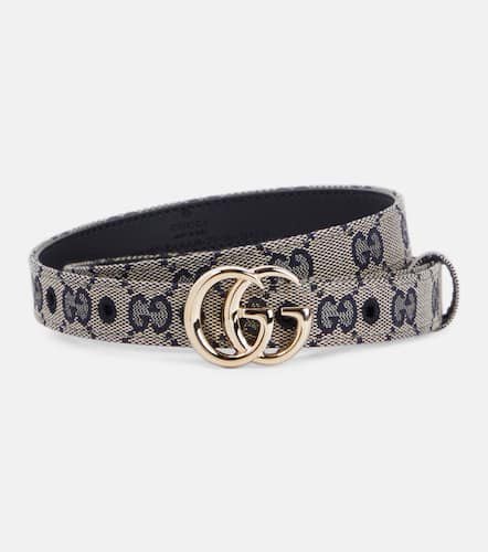 Gucci GG Marmont canvas slim belt - Gucci - Modalova