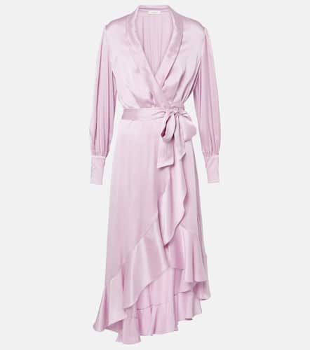 Asymmetric silk wrap dress - Zimmermann - Modalova