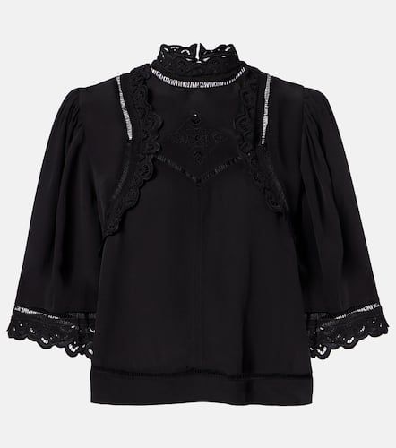 Frany broderie anglaise crÃªpe top - Isabel Marant - Modalova