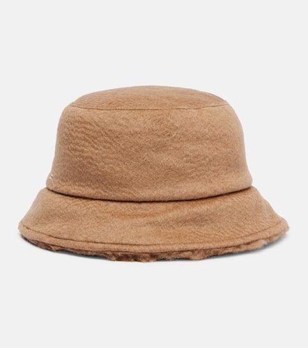 Chapeau bob réversible en laine de chameau - Max Mara - Modalova