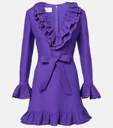 Crepe Couture ruffled wrap dress - Valentino - Modalova