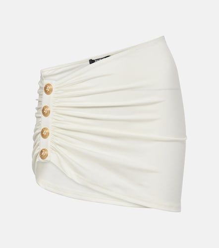 Draped asymmetric beach cover-up - Balmain - Modalova