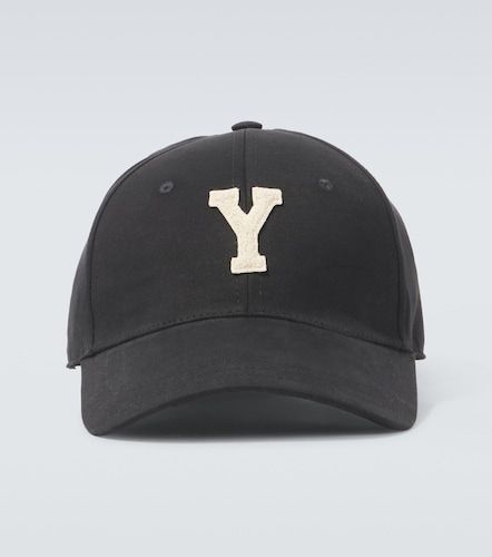 Y patch-applique gabardine baseball cap - Saint Laurent - Modalova