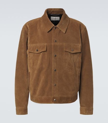 Saint Laurent Suede blouson jacket - Saint Laurent - Modalova